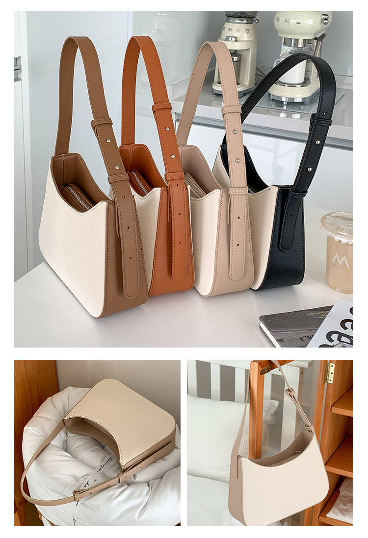 Mô tả Túi Xách Nữ PAPU TX01 Da PU Phối Canvas Cao Cấp - 1