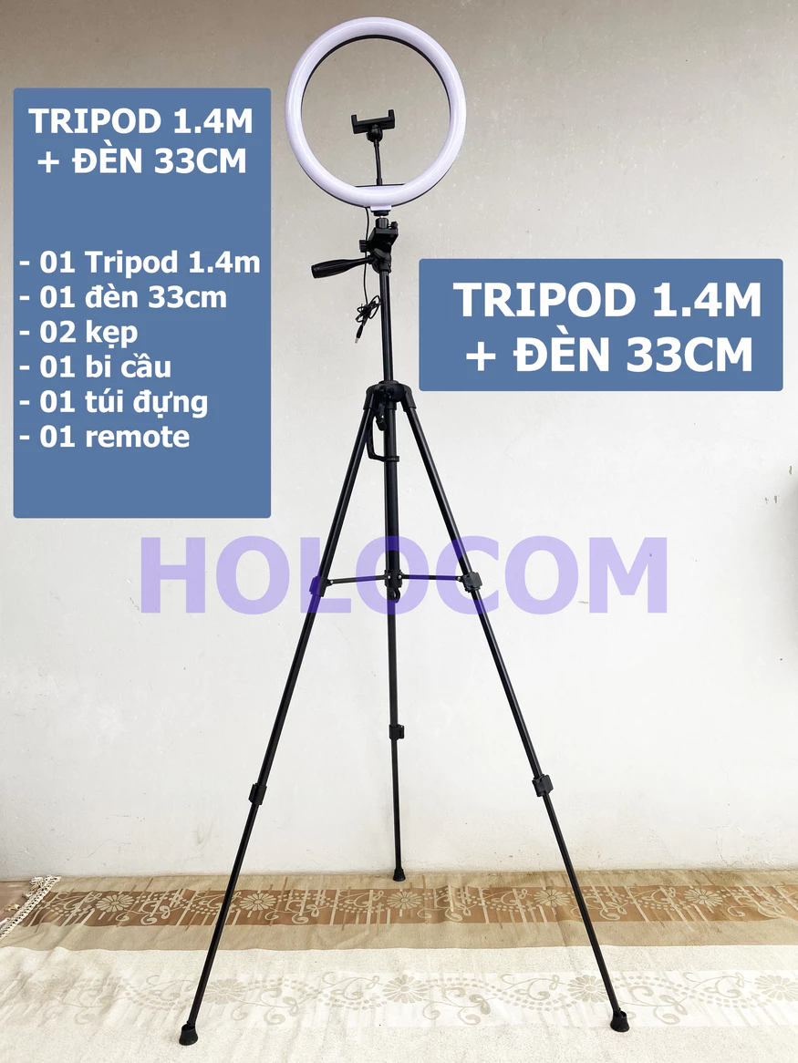Tripod HOLOCOM dùng với máy ảnh
