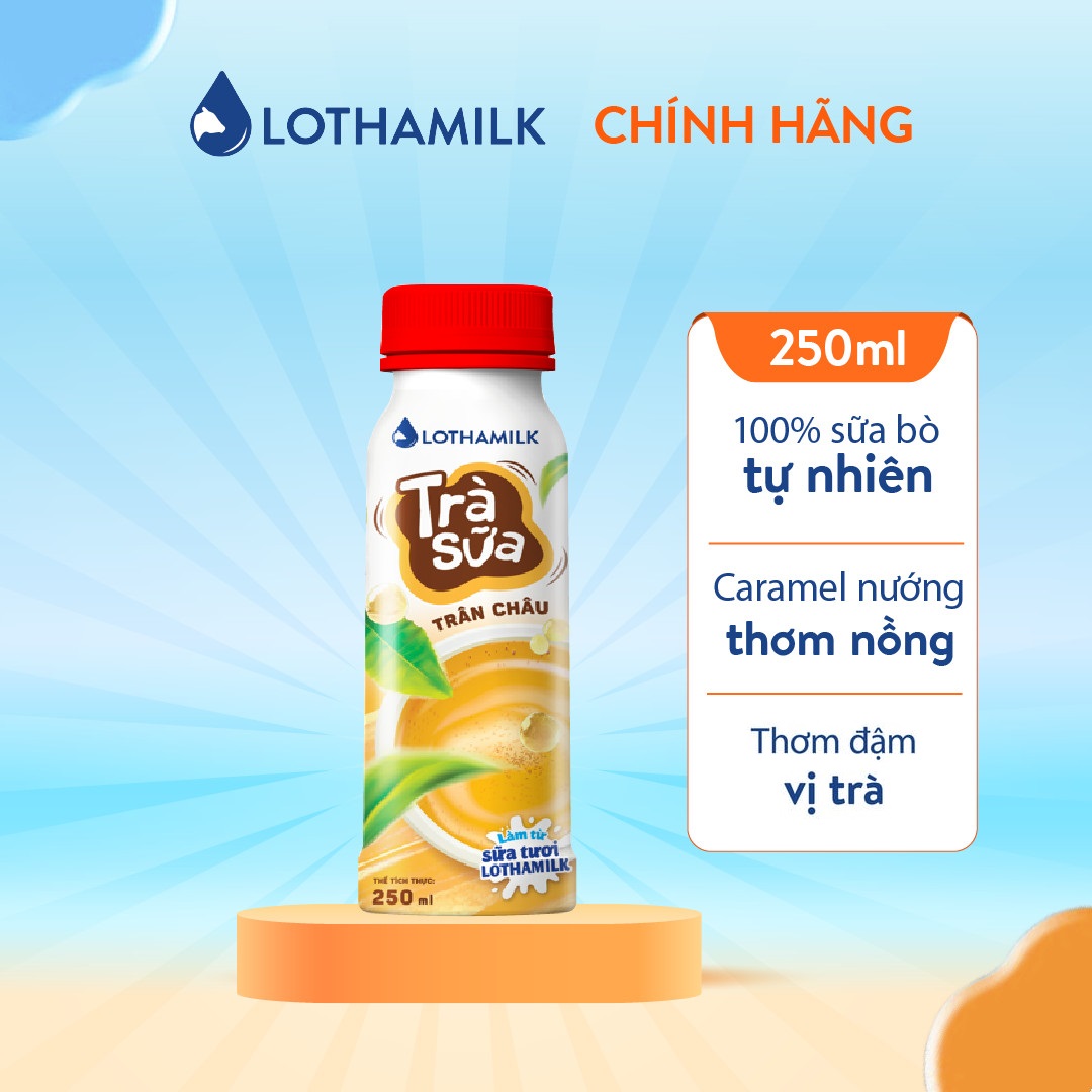 Mô tả Trà sữa thanh trùng Lothamilk chai 250ml - 2
