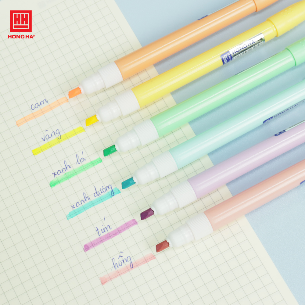 Mô tả Bút dạ quang Hồng Hà Pastel HH01 - 3565 - 2