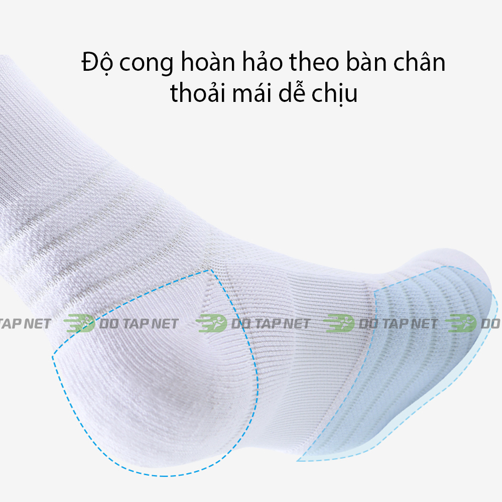 Mô tả Tất Chạy Bộ Thể Thao Cổ Lửng MixSport Chống Trơn Trượt Thấm Mồ Hôi Thoáng Khí - 3