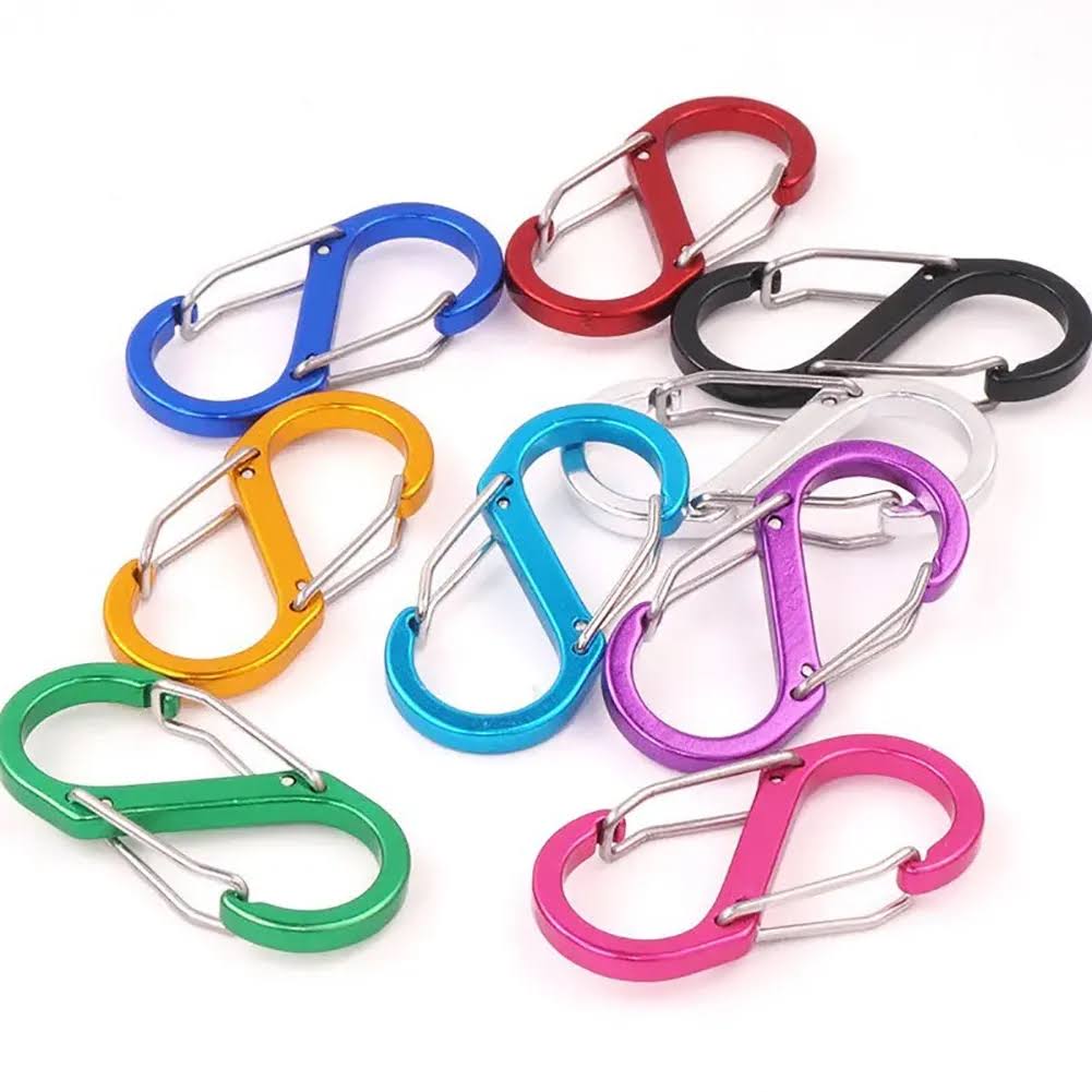 Mô tả Móc Khóa Đi Phượt Cao Cấp Móc Số 8 Leo Núi Chất Liệu Hợp Kim Nhôm Chắc Chắn Cleacco MKDP8 Boro Sport ( Màu Ngẫu Nhiên ) - 3