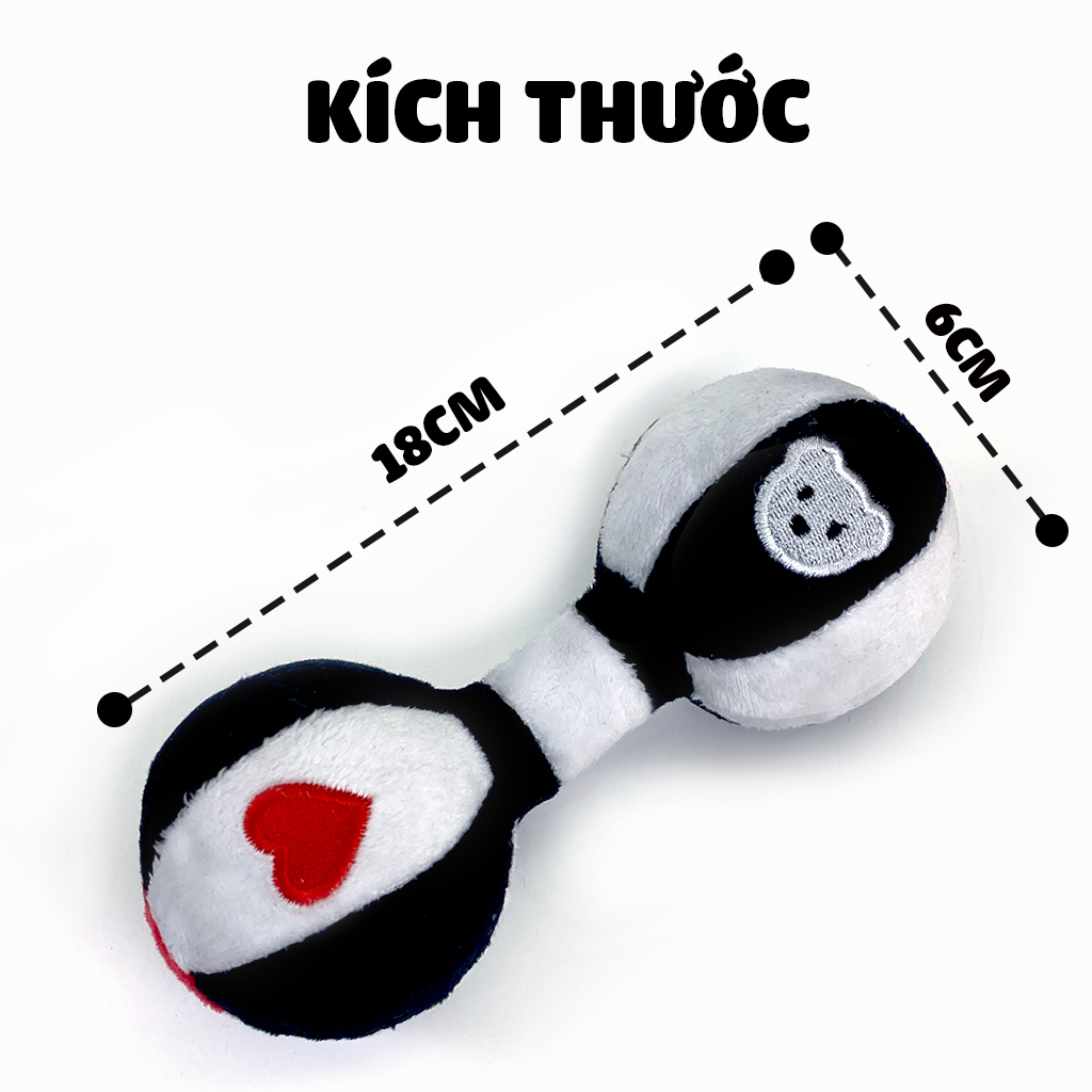 Mô tả Lục lạc cho bé PiPoVietnam - Kích thích thị giác, tương tác thính giác cho bé sơ sinh từ 0-1 tuổi - 6