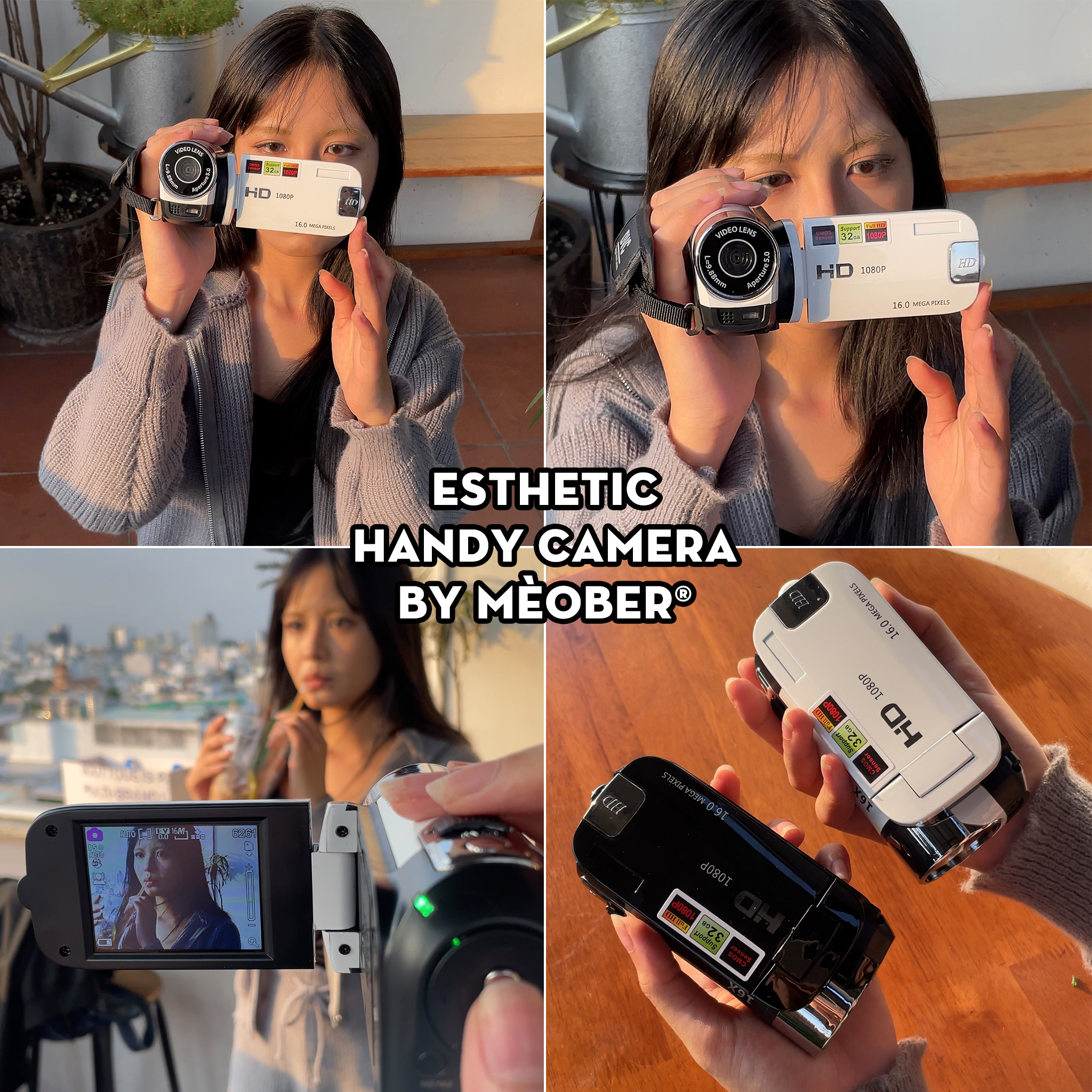 [Tặng thẻ nhớ] Máy quay số cầm tay digital handy camera - quay chụp kĩ ...