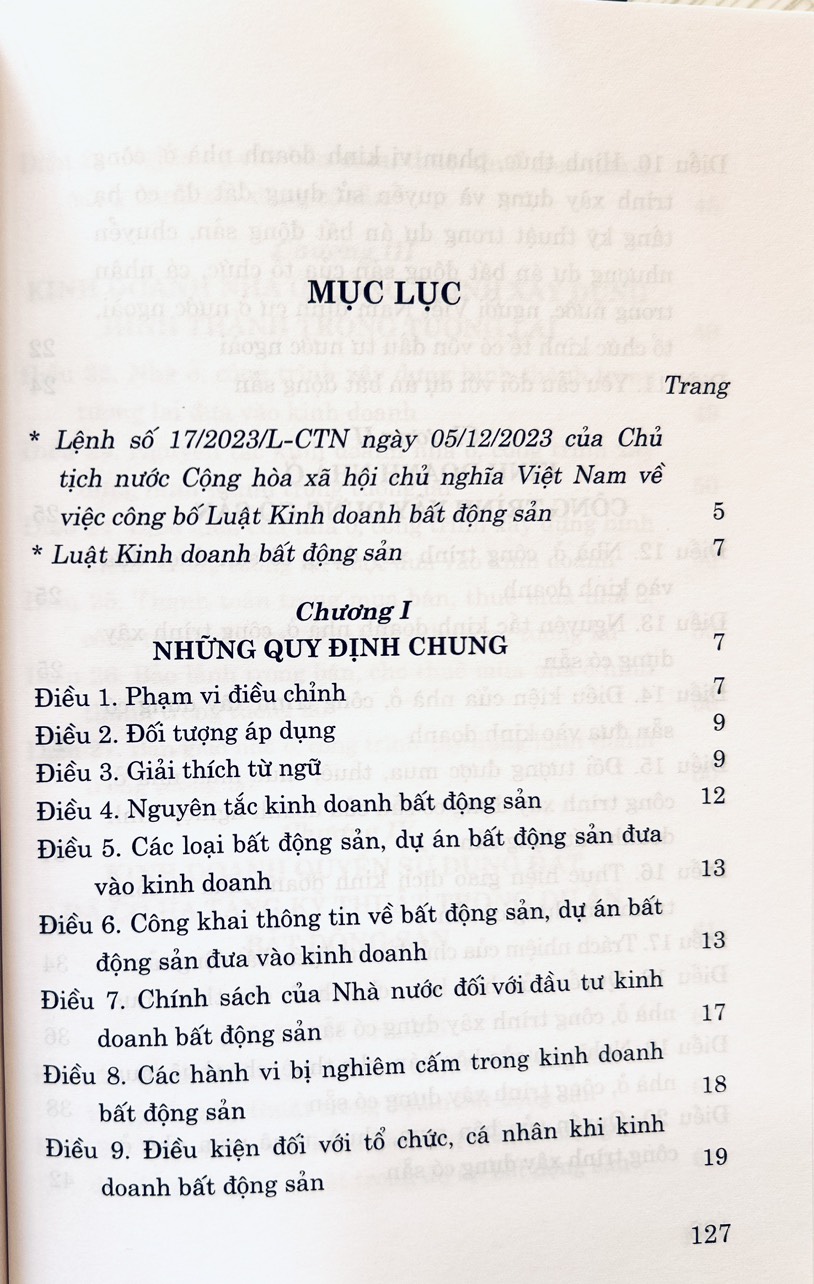 Mô tả Sách - Luật Kinh Doanh Bất Động Sản Năm 2023 (Sửa Đổi, Bổ Sung Năm 2024) - 1
