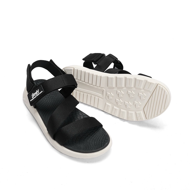 Mô tả Giày Sandal Nam Genki Màu Đen Quai Chéo Thời Trang Cao Cấp Chính Hãng YK69 - 3