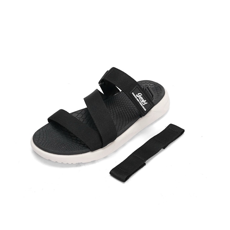 Mô tả Giày Sandal Nam Genki Màu Đen Quai Chéo Thời Trang Cao Cấp Chính Hãng YK69 - 4