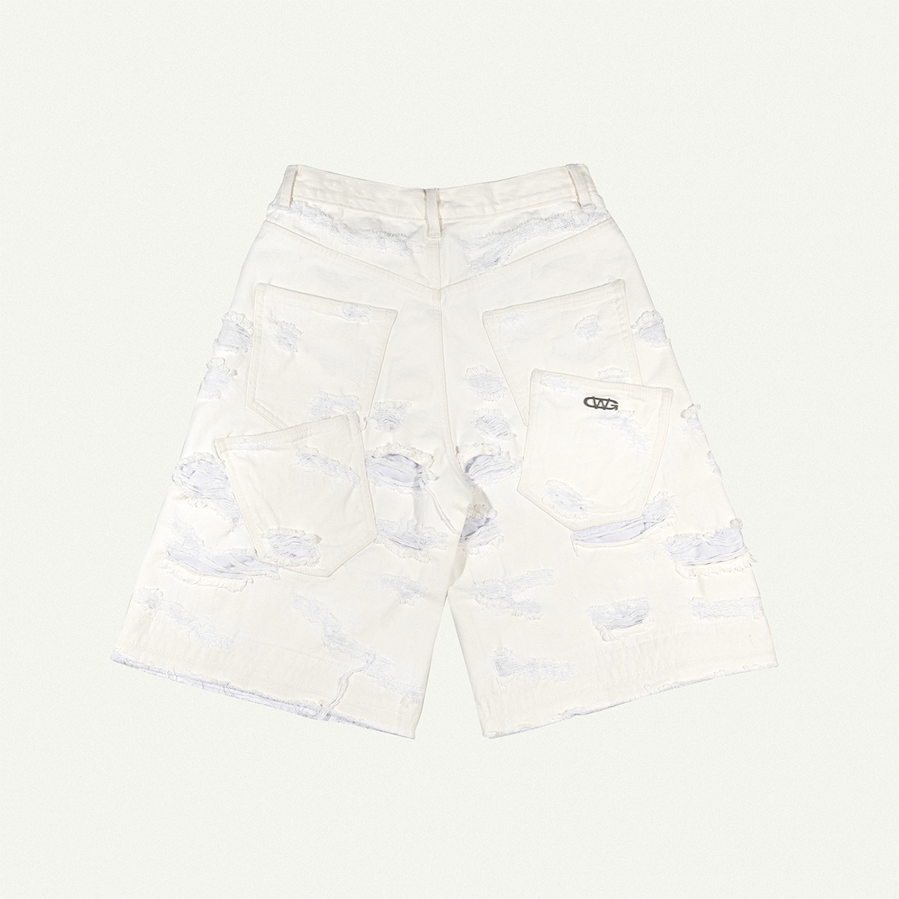 Mô tả QUẦN LỬNG DISTRESSED BAGGY SHORTS / GAMBLE WORLDWIDE - 8