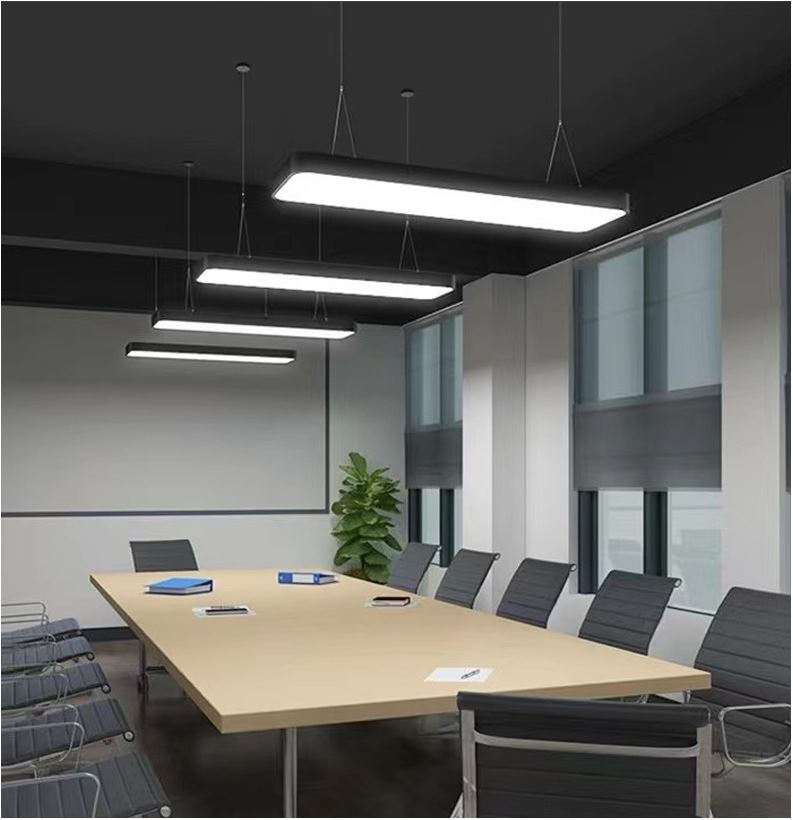 Mô tả Đèn thả văn phòng MONSKY VAPO Kích thước bản to: 30cm-20cm X 120cm X 5cm (công suất 72w, 60w) - 4