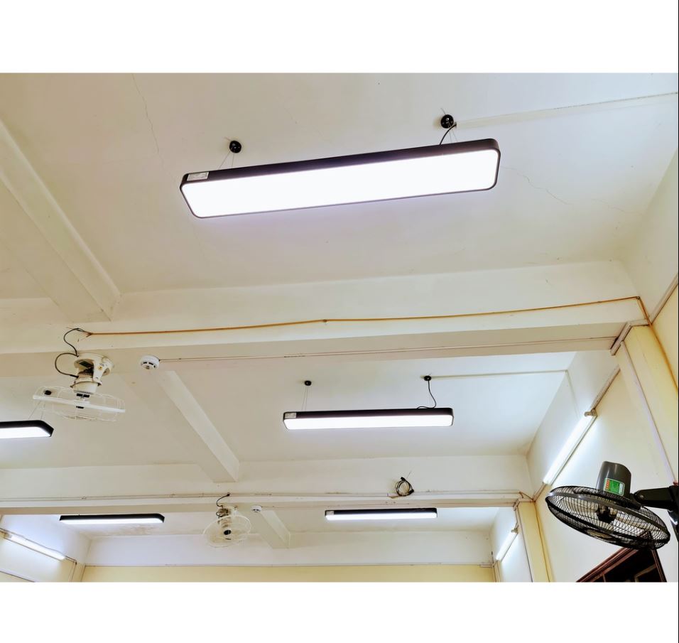 Mô tả Đèn thả văn phòng MONSKY VAPO Kích thước bản to: 30cm-20cm X 120cm X 5cm (công suất 72w, 60w) - 8