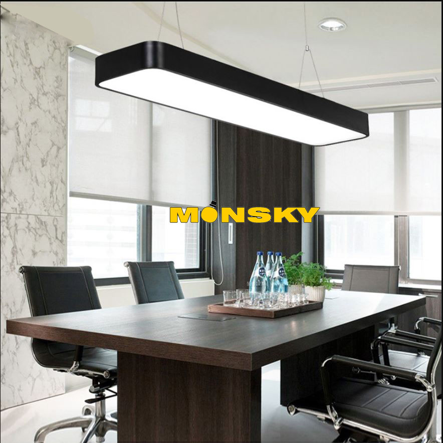 Mô tả Đèn thả văn phòng MONSKY VAPO Kích thước bản to: 30cm-20cm X 120cm X 5cm (công suất 72w, 60w) - 2