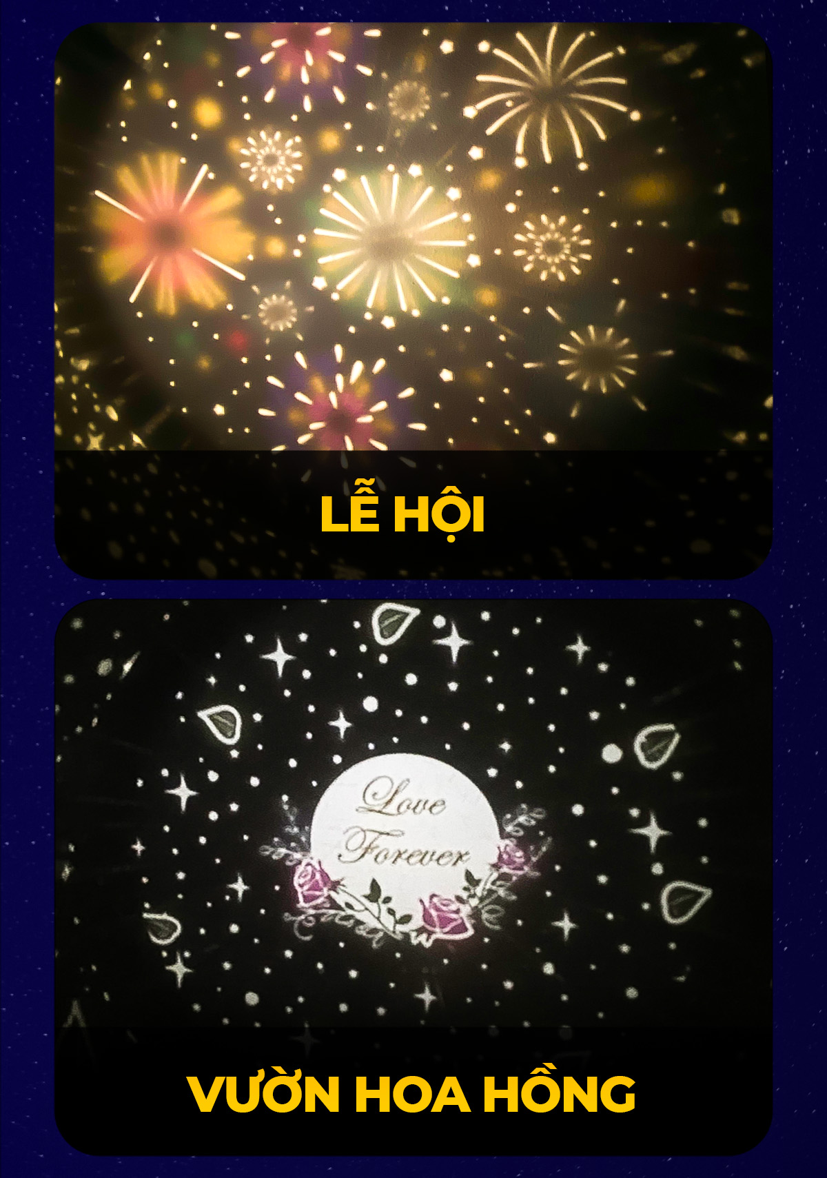 Mô tả Tấm phim chiếu Saby hình Lễ hội, phim chiếu cho đèn chiếu sao Saby Dreamz và Saby Stories - 2
