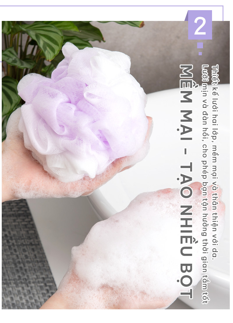 Mô tả Bông Tắm MyJae Đa Năng Mềm Mại Tiện Lợi - 2