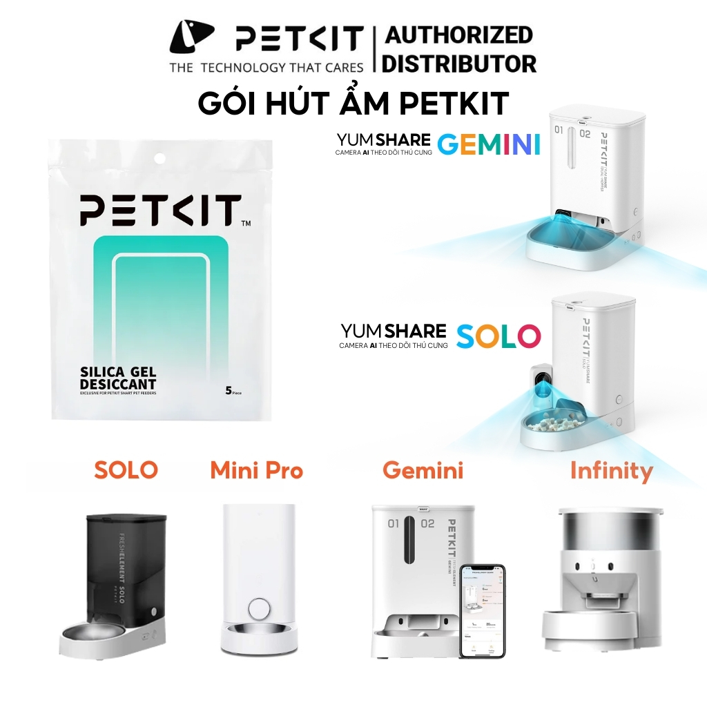 Mô tả Gói Hút Ẩm PETKIT Dùng Cho Máy Nhả Hạt, Máy Cho Mèo Ăn Tự Động Petkit - 1
