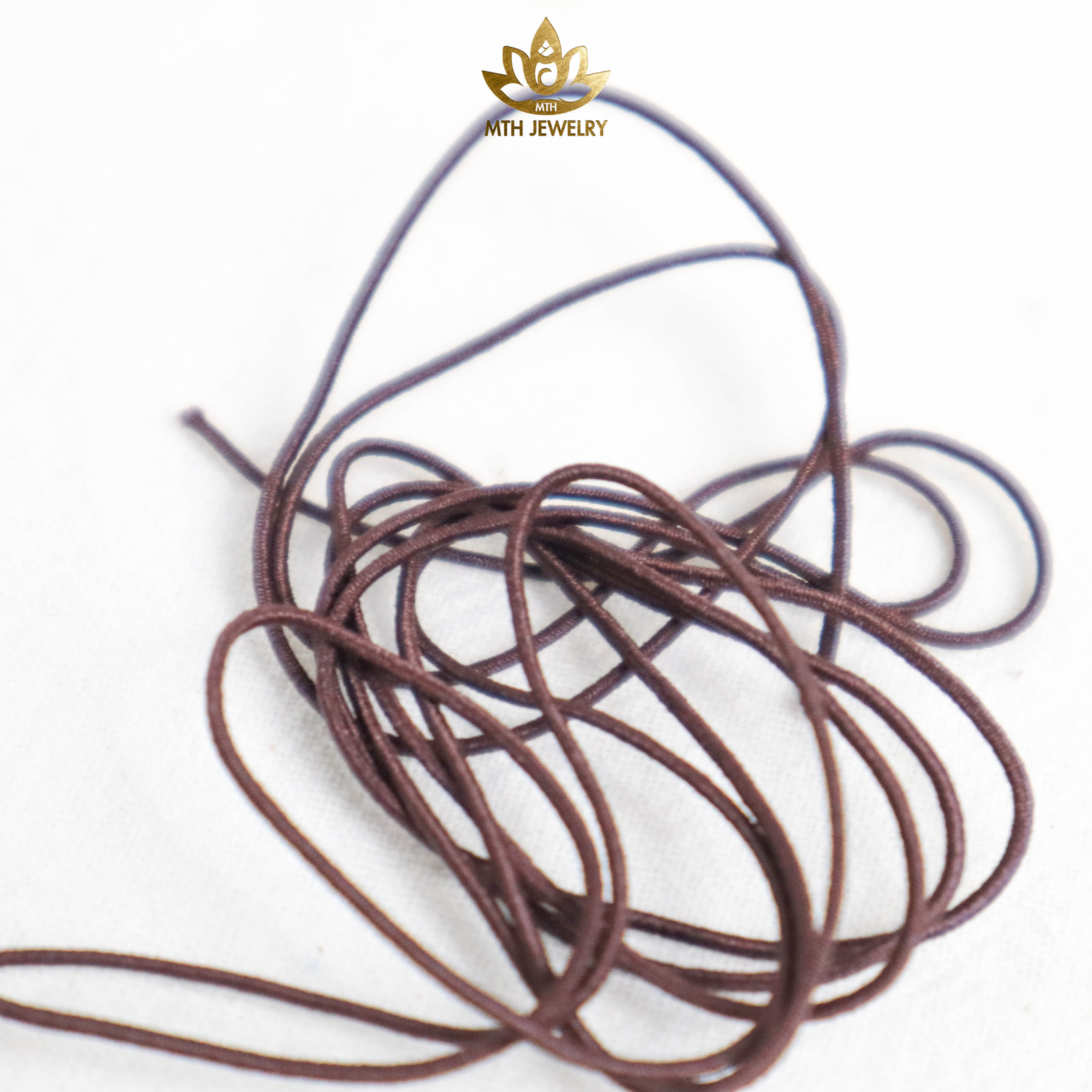 Mô tả Dây Thun Chỉ MTH JEWELRY Co Giãn Chuyên Xỏ Vòng Tay Có Độ Co Giãn Cao - Duy Nhất Màu NÂU | Mộc Trầm Hương - 1