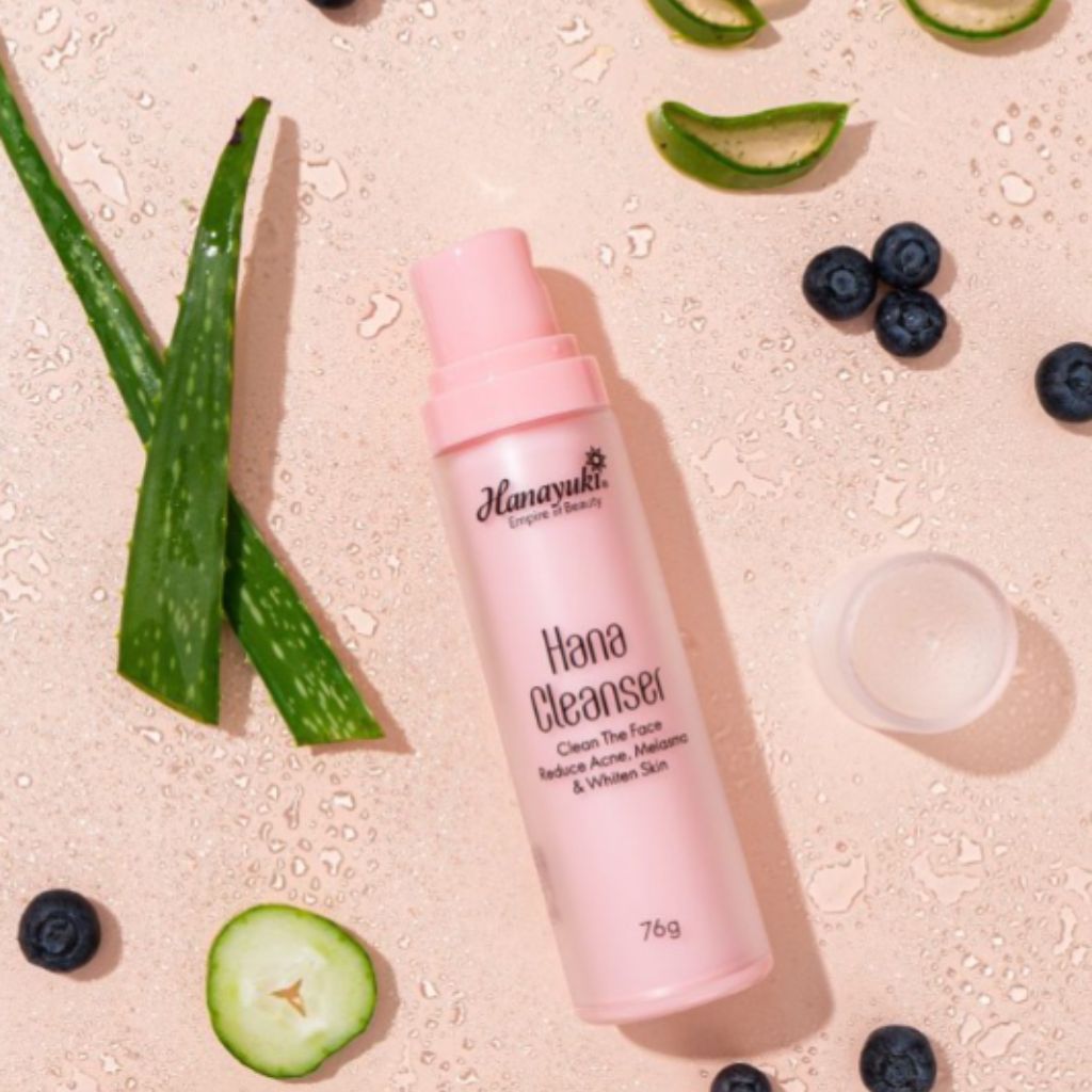 Mô tả Sữa rửa mặt Hana Cleanser Không Bọt Cấp Ẩm Dịu Nhẹ Giúp Da Sạch Thoáng Hanayuki Chính Hãng - 1