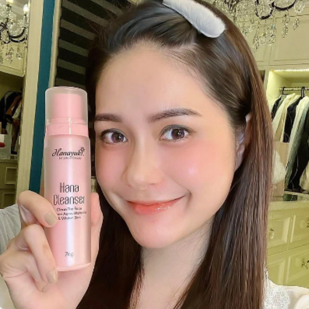 Mô tả Sữa rửa mặt Hana Cleanser Không Bọt Cấp Ẩm Dịu Nhẹ Giúp Da Sạch Thoáng Hanayuki Chính Hãng - 4