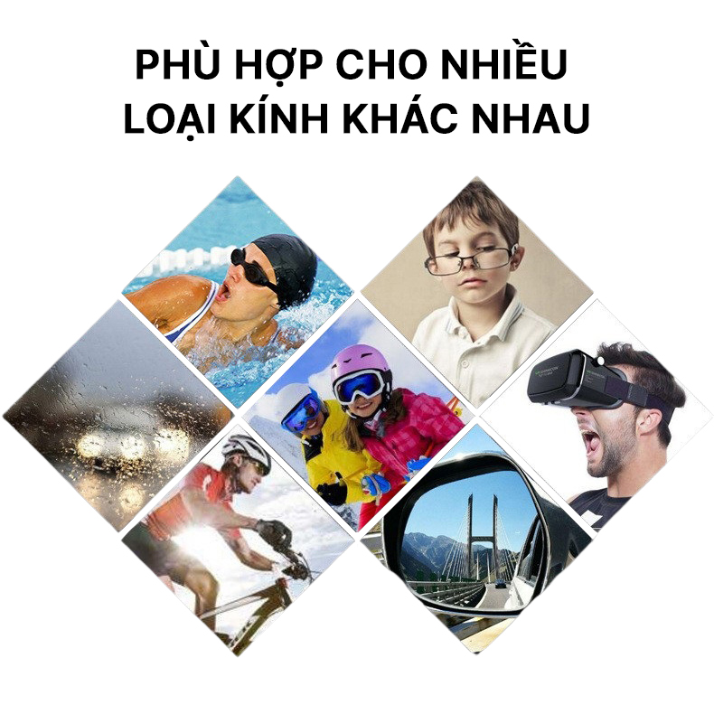 Mô tả Dung Dịch Chống Sương Mờ Kính Bơi , Dung Dịch Hấp Hơi Cho Kính Cận , Kính Mát,  10ml Nhỏ Gọn Tiện Lợi Cleacco Boro Sport - 3