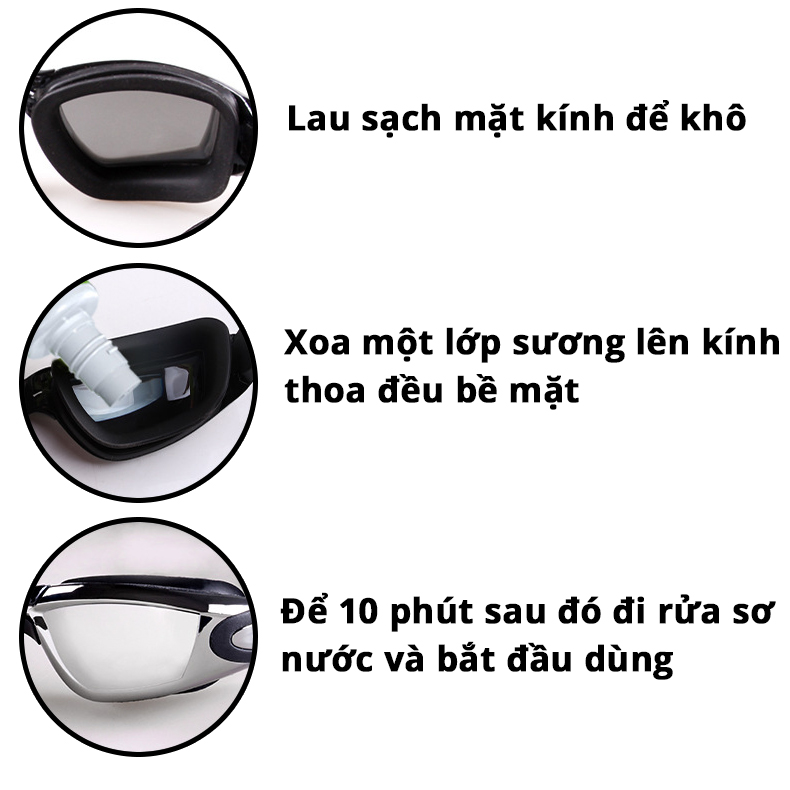 Mô tả Dung Dịch Chống Sương Mờ Kính Bơi , Dung Dịch Hấp Hơi Cho Kính Cận , Kính Mát,  10ml Nhỏ Gọn Tiện Lợi Cleacco Boro Sport - 5