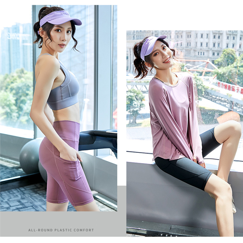Mô tả Quần Legging Nữ Lửng Bảo Hành 12 Tháng Quần Yoga Nữ Chất Vải Dệt Thoáng Mát Co Giãn 4 Chiều Cleacco QLNL Boro Sport - 9