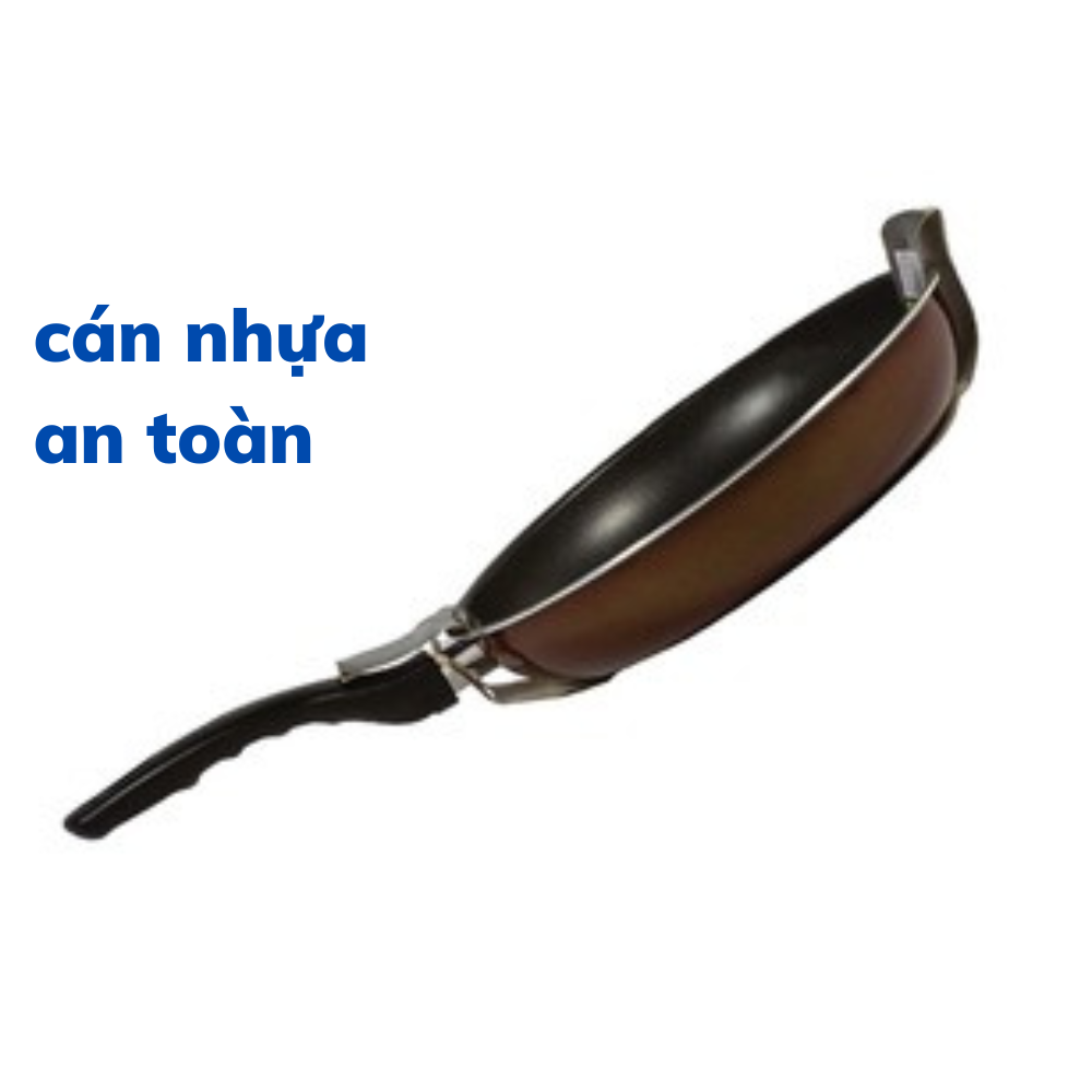 Mô tả Chảo cạn chống dính phủ vân kim cương Daelux 28cm Made in Korea DXF-D28 - 2