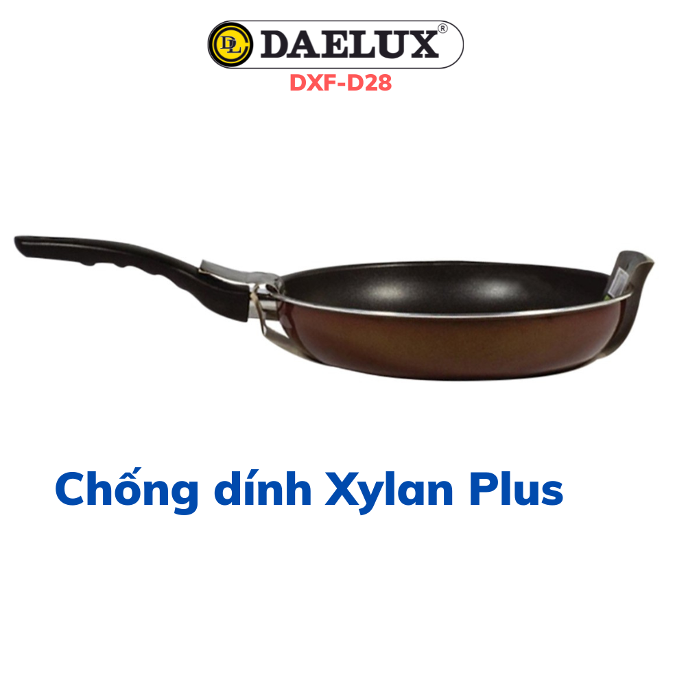 Mô tả Chảo cạn chống dính phủ vân kim cương Daelux 28cm Made in Korea DXF-D28 - 3