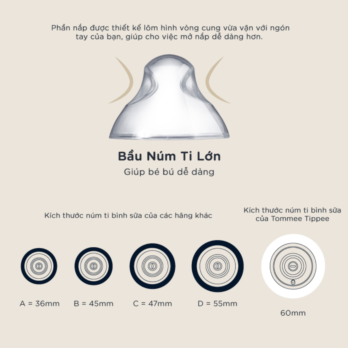 Mô tả Bình Sữa PP Ty Siêu Mềm Tự Nhiên Tommee Tippee Natural Start 150ml, 260ml, 340ml, Cho Bé Từ Sơ Sinh - 6
