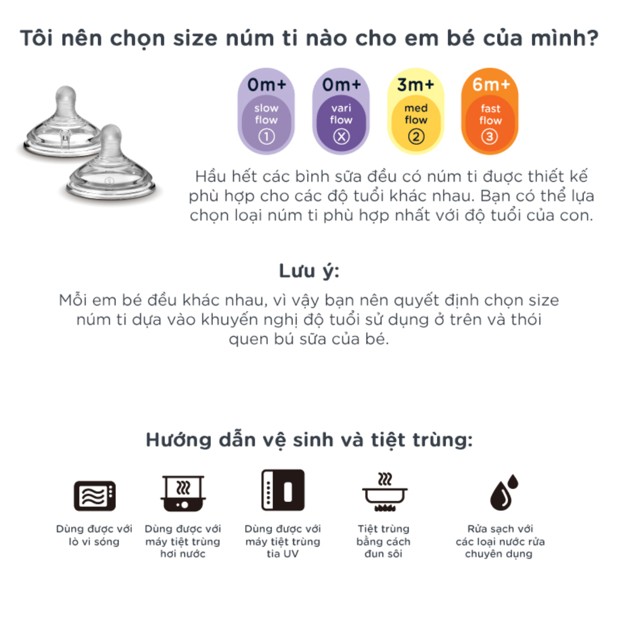 Mô tả Bình Sữa PP Ty Siêu Mềm Tự Nhiên Tommee Tippee Natural Start 150ml, 260ml, 340ml, Cho Bé Từ Sơ Sinh - 7