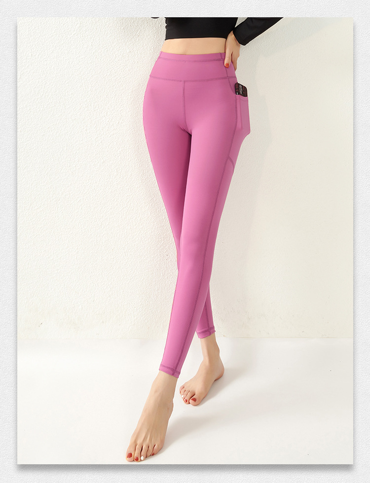 Mô tả Quần Legging Có Túi Nữ Bảo Hành 12 Tháng Quần Tập Yoga Chất Vải Dệt Thoáng Mát Co Giãn 4 Chiều Cleacco QLN Boro Sport - 8
