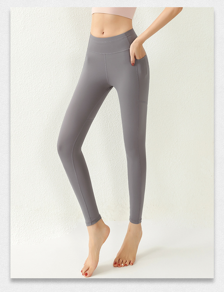 Mô tả Quần Legging Có Túi Nữ Bảo Hành 12 Tháng Quần Tập Yoga Chất Vải Dệt Thoáng Mát Co Giãn 4 Chiều Cleacco QLN Boro Sport - 10