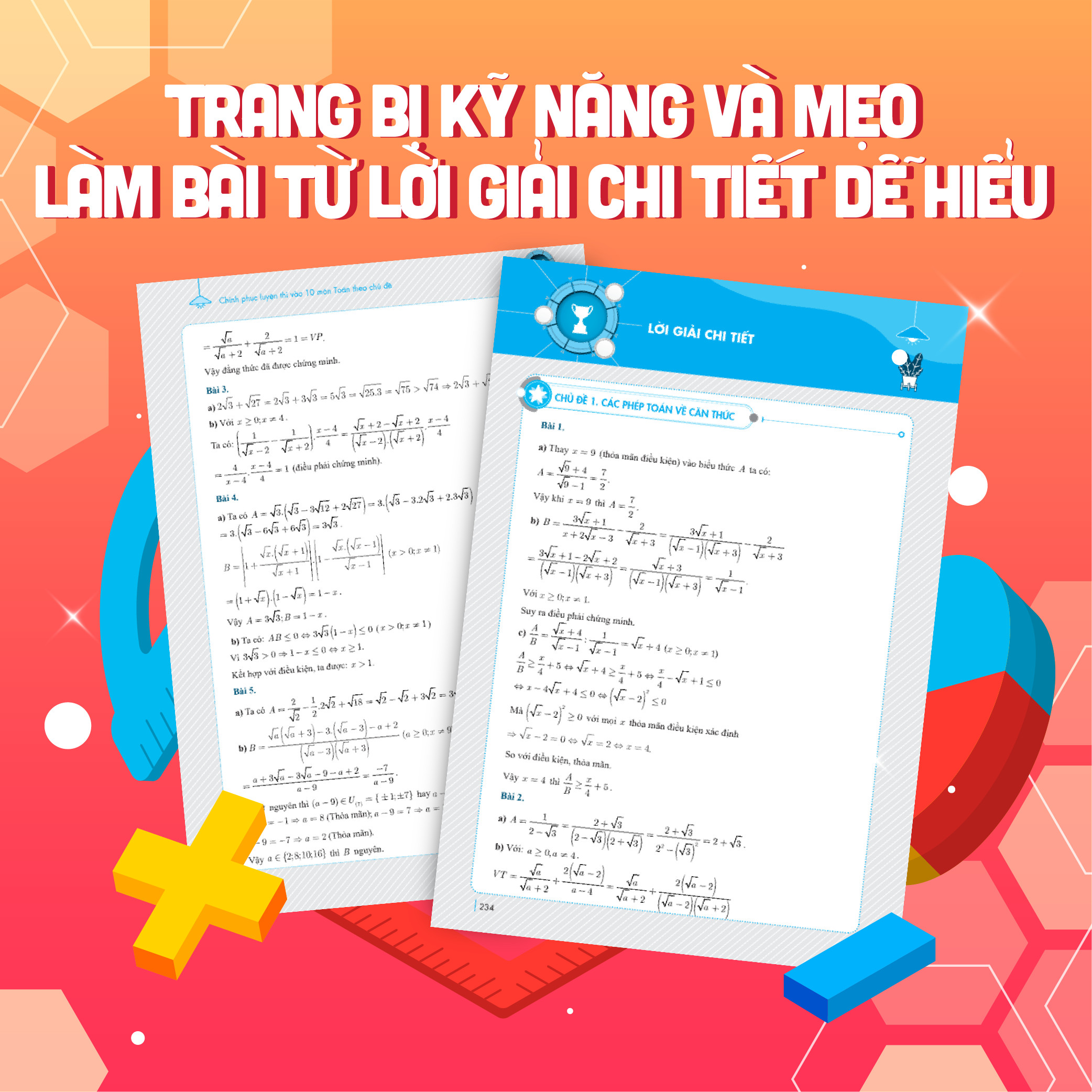 Mô tả Sách Chinh phục luyện thi vào 10 môn Toán theo chủ đề - 4