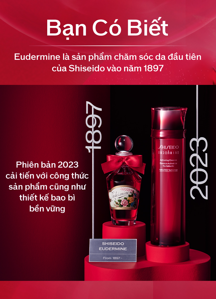 Nước thần đỏ Shiseido Eudermine - Kích hoạt tự phục hồi