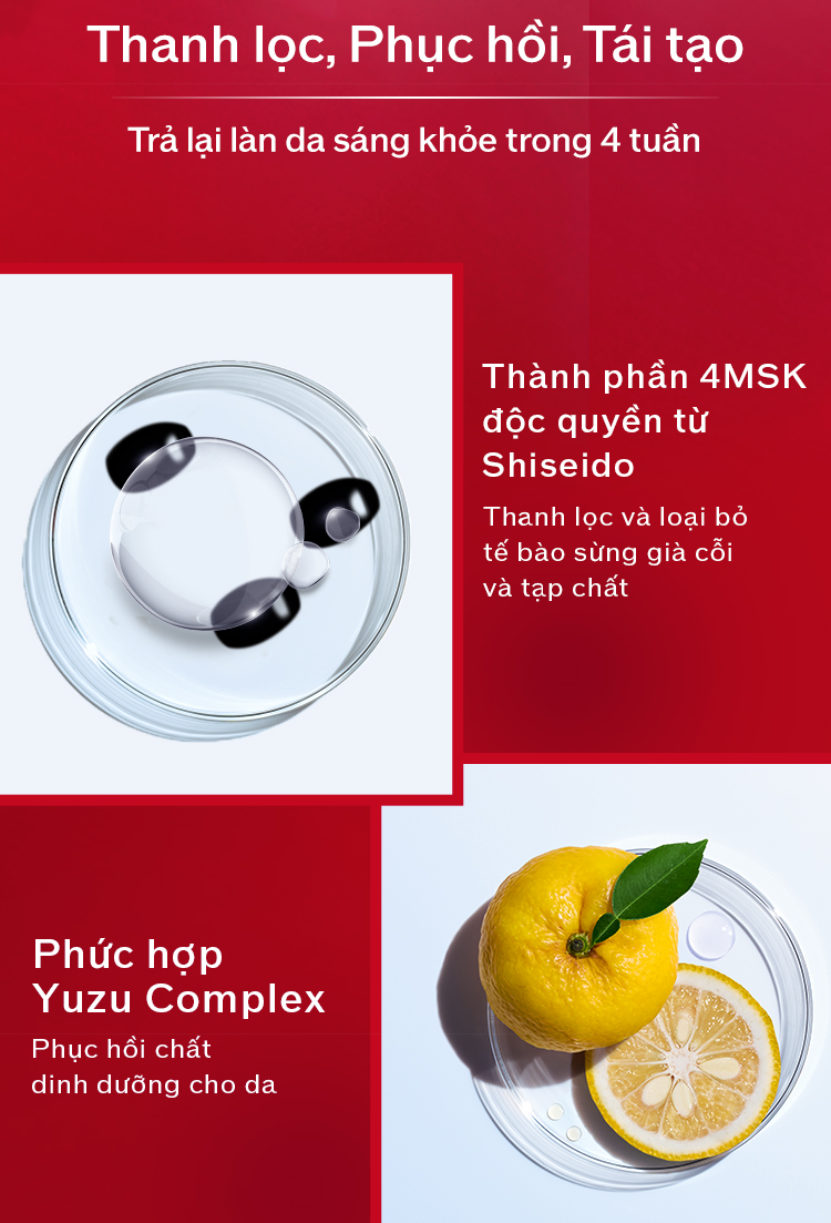 Công nghệ ActiveRED Shiseido Eudermine