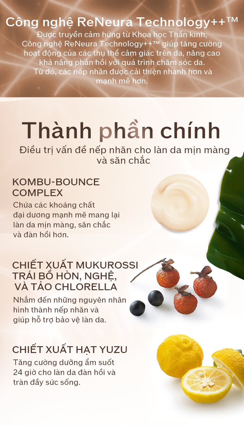 Mô tả Kem dưỡng da chống lão hóa Shiseido Benefiance Wrinkle Smoothing Cream 50ml - 3