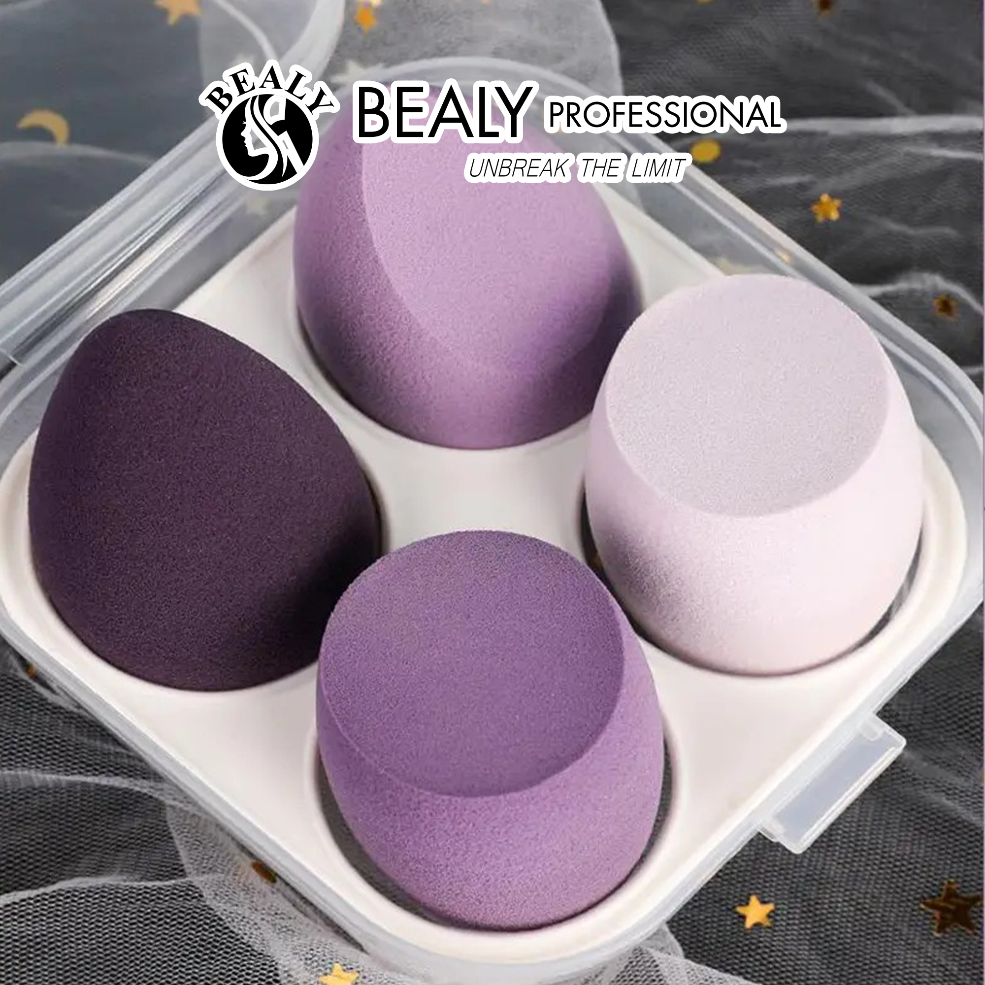 Mô tả Mút Tán Kem Nền Set 4C Kèm Hộp - 5