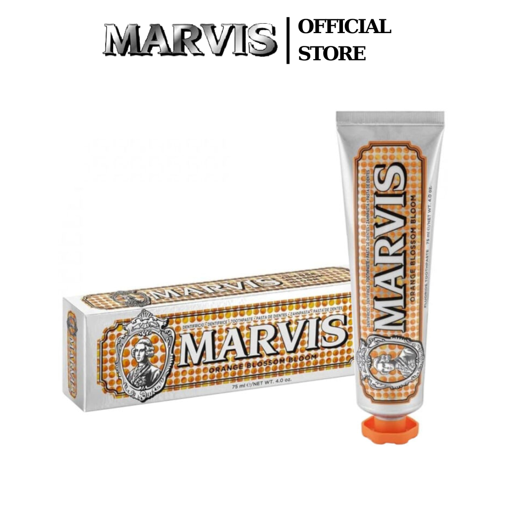 Mô tả Kem Đánh Răng MARVIS Orange Blossom 75ML Hương Vị Ngọt Ngào Quyến Rũ Của Hoa Cam - Marvis - 1