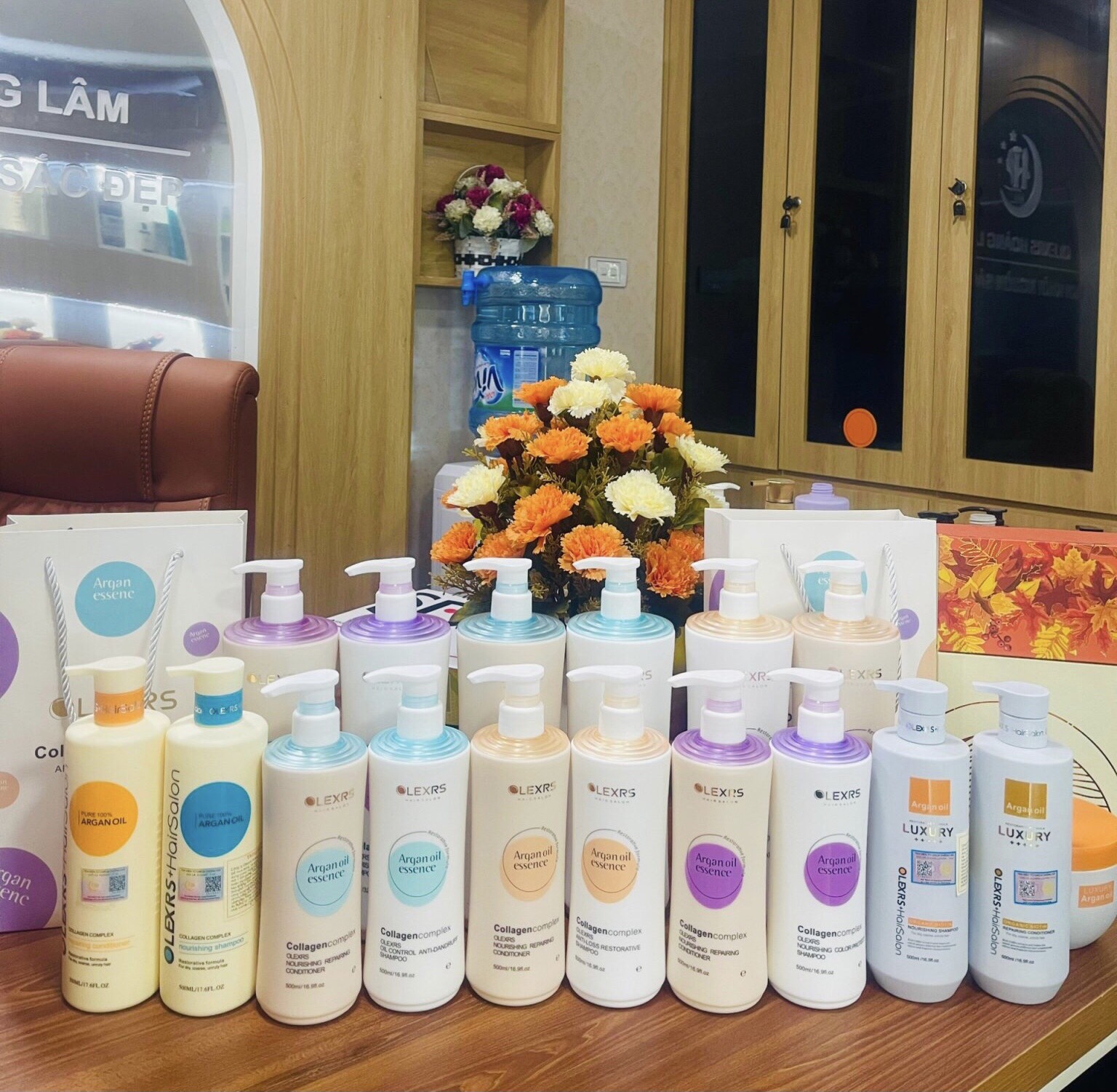 Mô tả Lẻ 1 Chai Gội Olexrs Hair Salon Ngăn Ngừa Gàu Và Kiềm Dầu (Xanh) - 1