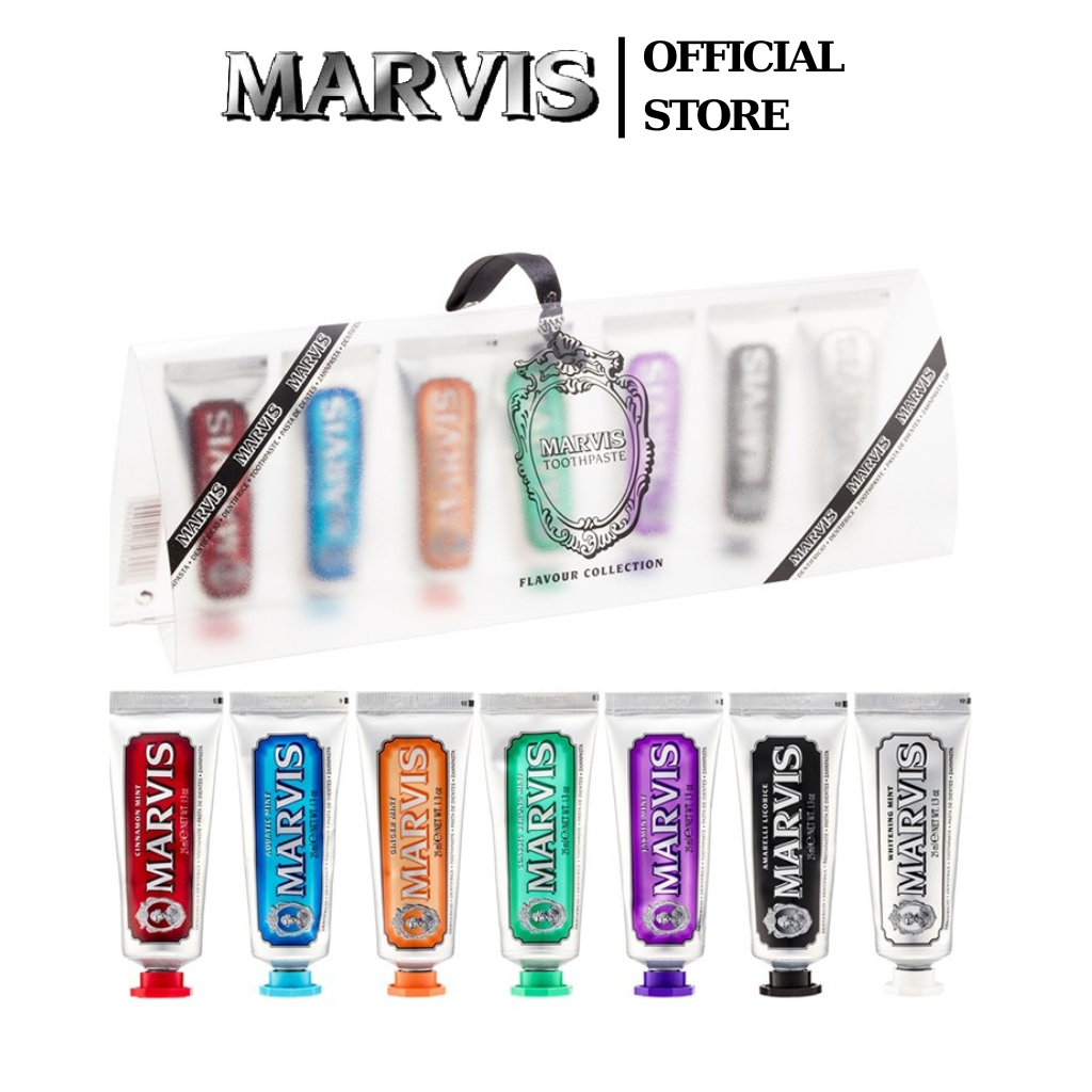 Mô tả Kem Đánh Răng Marvis Set 7 Tuýp 25ML 7 Flavour Pack 25ML - Marvis - 1