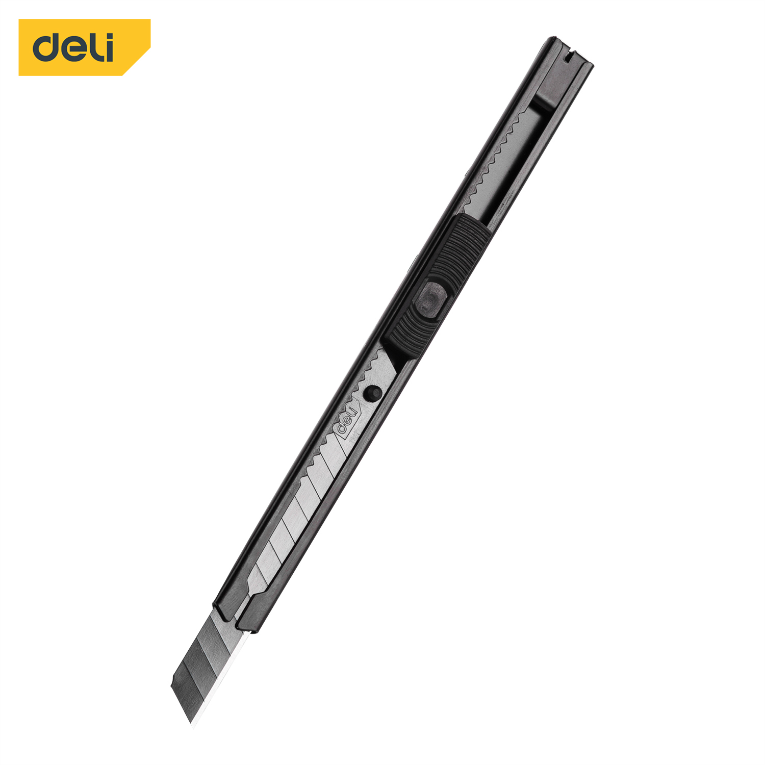 Mô tả Dao Rọc Giấy Kim Loại Deli An Toàn, Tiện Dụng - Lưỡi Thép SK5 Sắc Bén, Siêu Bền, Dễ Dàng Thay Lưỡi - 11