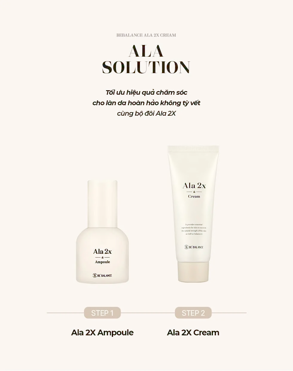 Mô tả Kem Dưỡng Da Be'Balance ALA 2X CREAM giúp Chăm Sóc Da có Vấn Đề về Mụn 50gr - 10