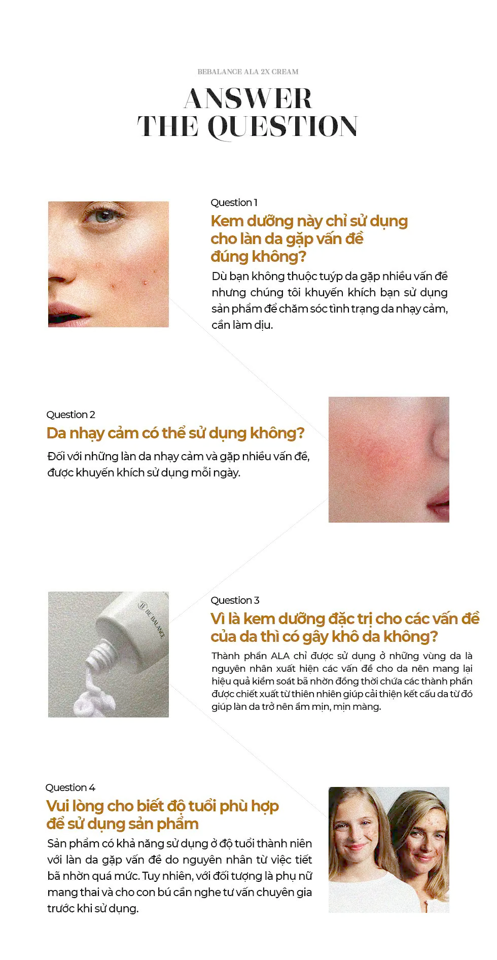 Mô tả Kem Dưỡng Da Be'Balance ALA 2X CREAM giúp Chăm Sóc Da có Vấn Đề về Mụn 50gr - 11