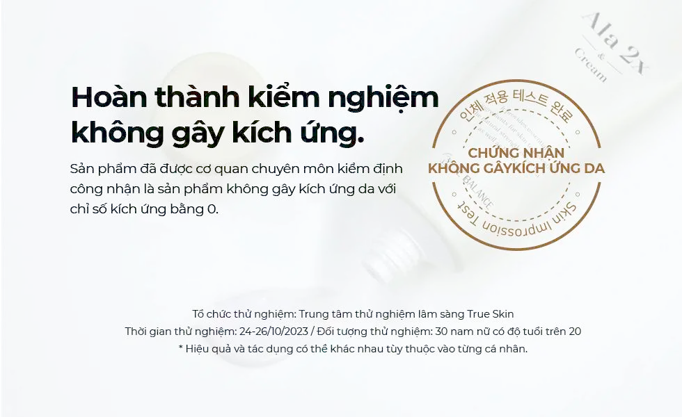 Mô tả Kem Dưỡng Da Be'Balance ALA 2X CREAM giúp Chăm Sóc Da có Vấn Đề về Mụn 50gr - 4