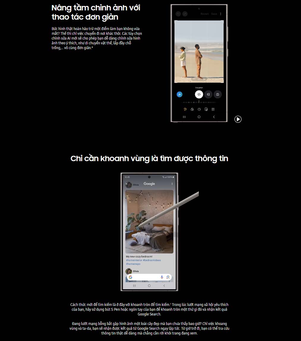 Samsung Galaxy S24 Ultra Màu sắc