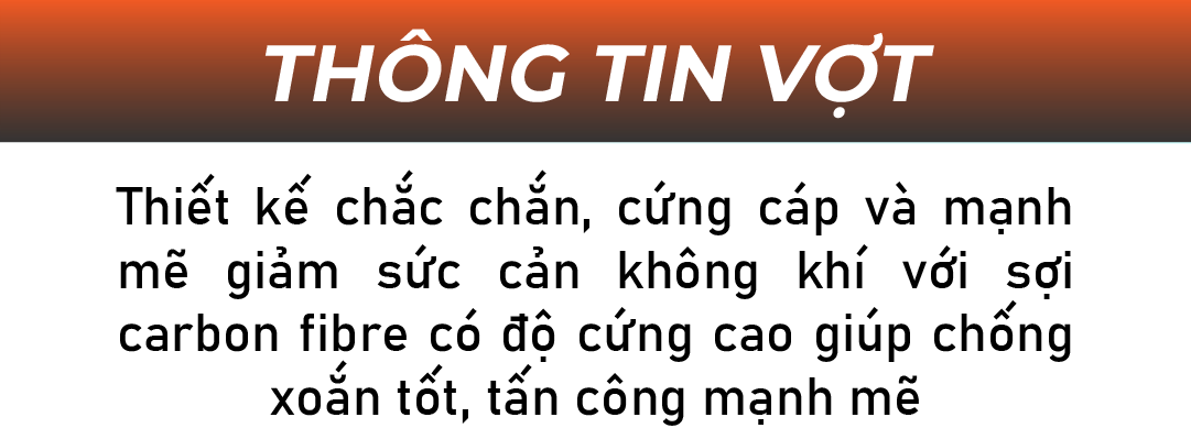 Mô tả Vợt cầu lông 4U KUNO Speed K502 full carbon cao cấp, vợt cầu lông tấn công phản tạt được lựa chọn mức căng - 5