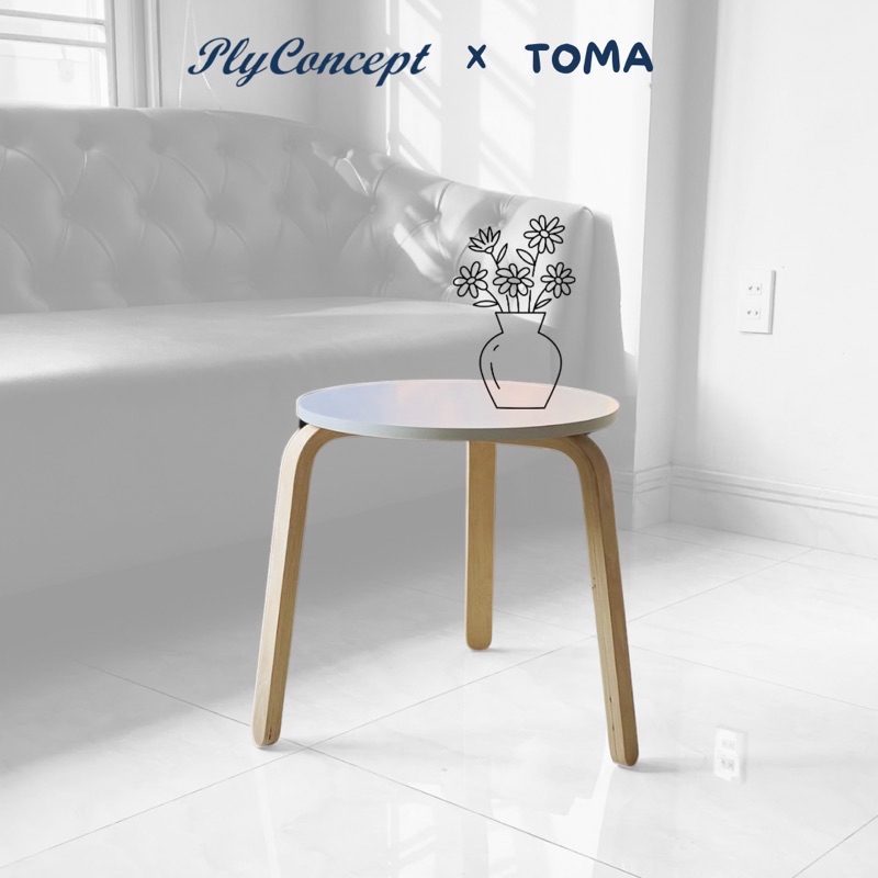 Mô tả Bàn Sofa, Bàn trà đẹp, Bàn Ngồi Bệt kiểu Scandinavian - Plyconcept ToMa Table - Mặt bàn MDF 15 mm - 2