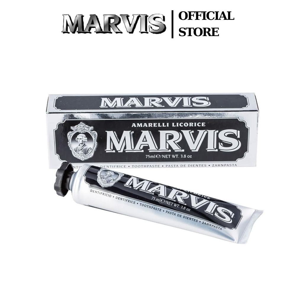 Mô tả Kem Đánh Răng MARVIS Amarelli Licorice Mint 85ml - Marvis Chính Hãng - 1