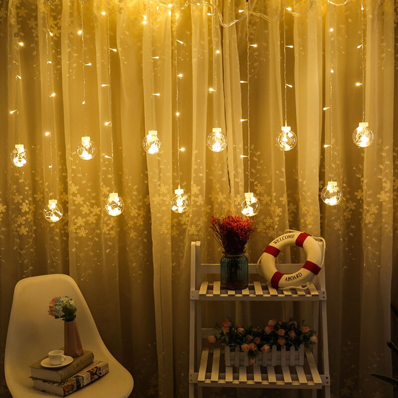 Rèm Thả Đèn Led Trang Trí Mặt Trăng Ngôi Sao Ngang 3M Rủ 0.5m Chịu Nước ...