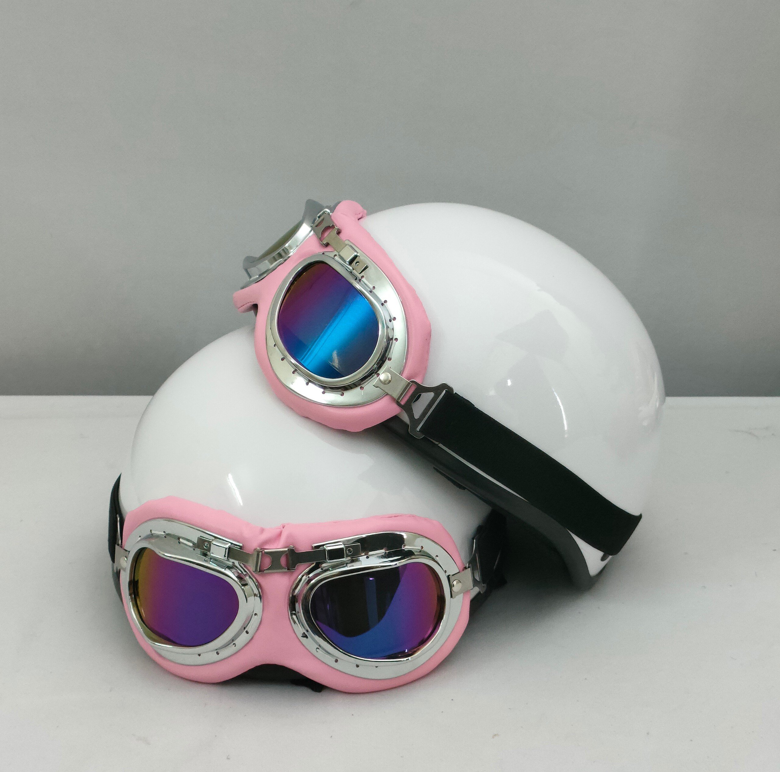 Mô tả Kính Phi công, Kính UV x400, Kính phi công vintage GRO HELMET gắn mũ bảo hiểm 1/2, 3/4 đi phượt chắn bụi hàng chính hãng - 3