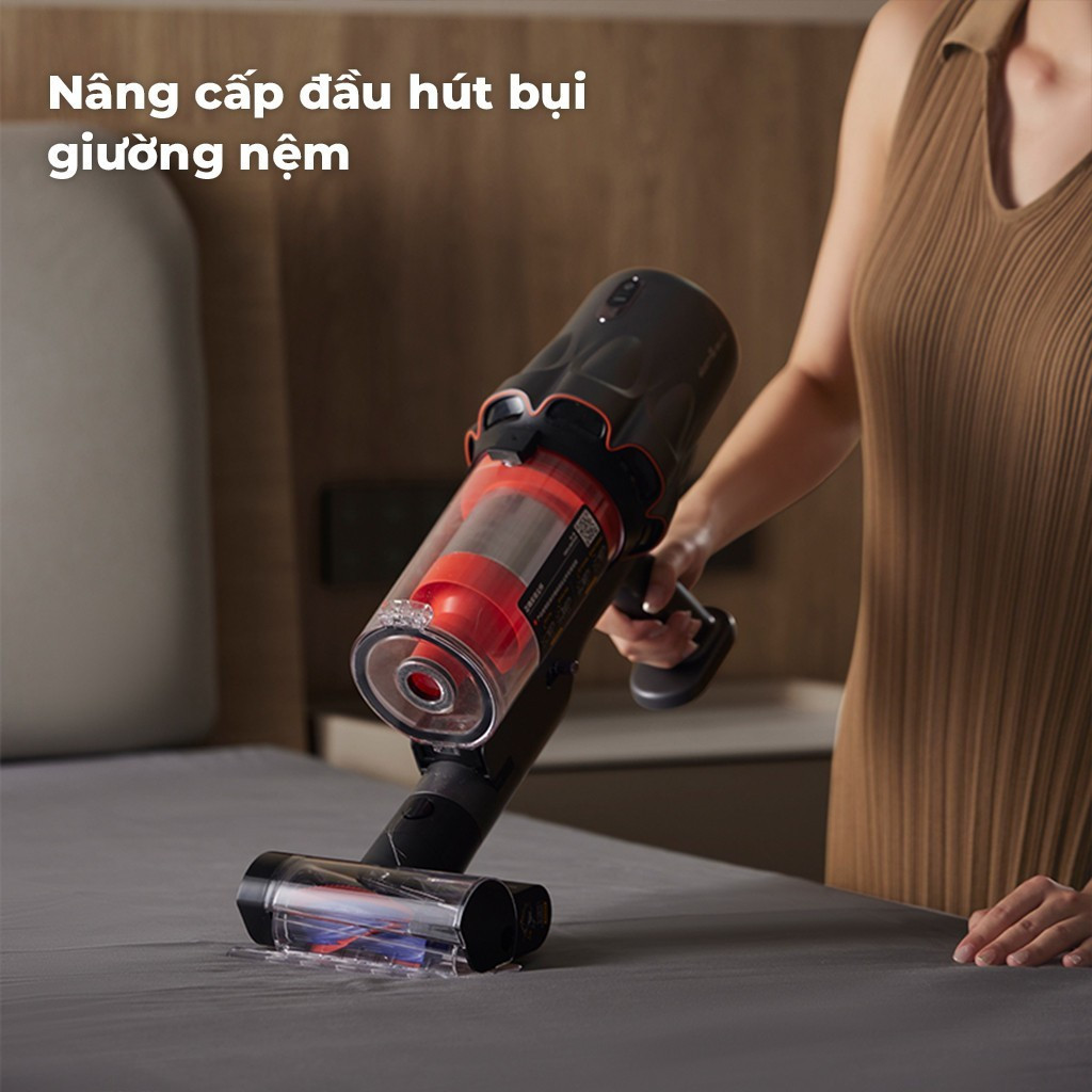 Máy hút bụi Deerma T30 Station làm sạch sàn