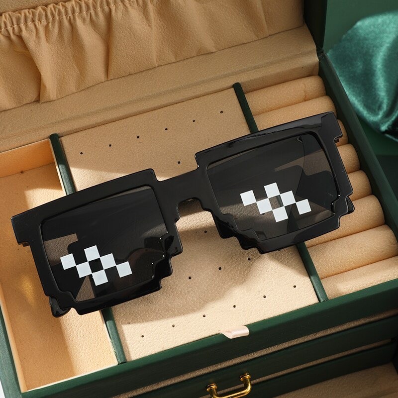 Kính Thug Life 6 Chấm Nhiều Màu-Kính Minecraft Thời Trang Nữ Nam Cá ...